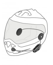 Interphone Ucom 7R Twin Bluetooth Motorcycle Headset at JTS Biker Clothing